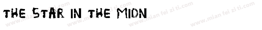 The Star in the Midn字体转换